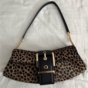 Michael Kors | Colby Calf Hair Leopard print Clutch